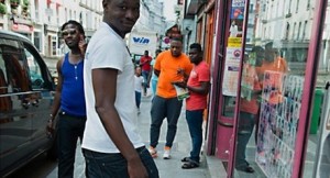 Lewis Watts, Showing His Kicks, Sebastopol Saint Denis, Paris, 2014; photo: courtesy the artist