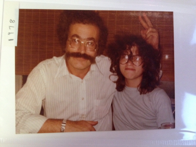 My grandfather (Steve) with my father’s brother (Erik) on his birthday, 1978 