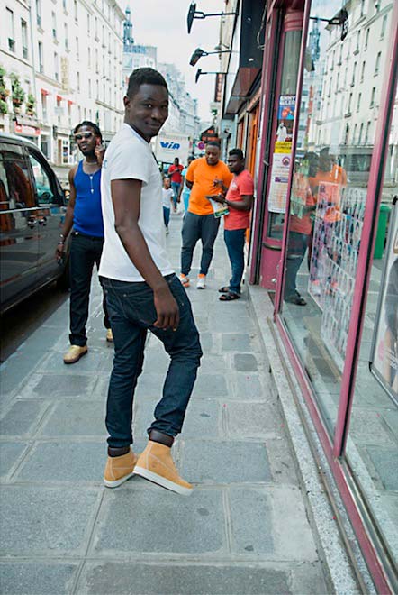 Lewis Watts, Showing His Kicks, Sebastopol Saint Denis, Paris, 2014; Courtesy Lewis Watts